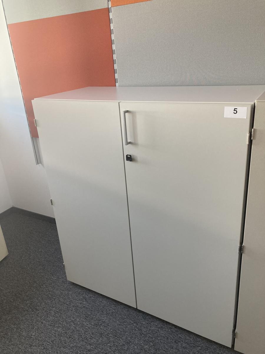 Aktenschrank, 3 Ordnerhöhen, Maße: ca.100 x 45 x 113 cm